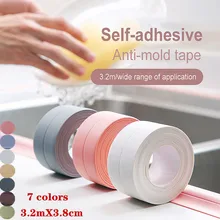

Shower Sealing Strip Tape Caulk Strip Self Adhesive Waterproof Wall Sticker Sink Edge Tape for Bathroom Kitchen Accessories