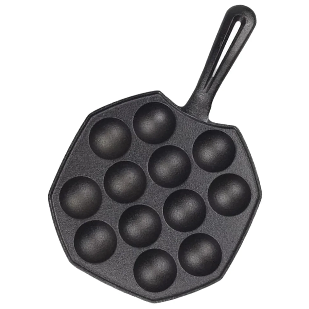 

Cast Iron Snail Pot Kitchen Supply Baking Mold Griddle Cooking Pan Meatball Non Stick Utensils Thick Frying Non-stick Tray