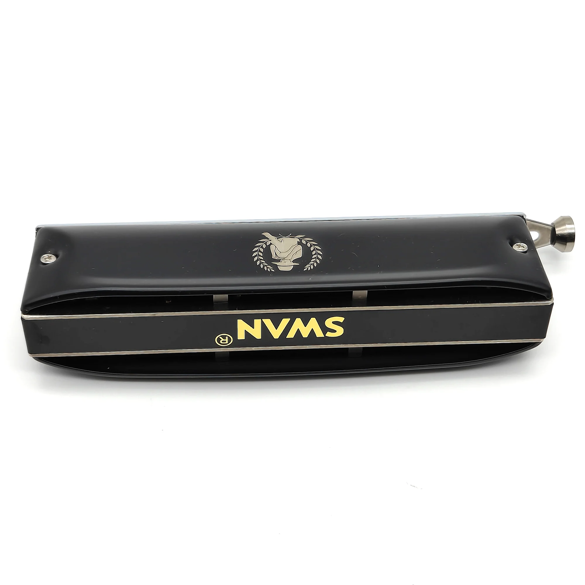 SWAN Harmonica, MEMORY48 Chromatic Harmonica Key of C, 12-Hole 48 Tones Mouth Organ, Professional Harmonica for Adults Beginners