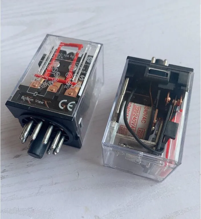 Relé Intermedio 5A, Relé Intermedio De Potencia, Mini Para Equipos De Automatizacion Gabinetes De Control Electrico Motores De Ventilador