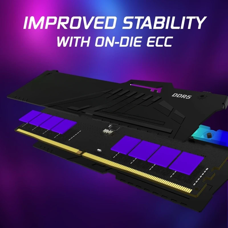 Fury Beast RGB 64GB (2x32GB) 6000MT/s DDR5 CL30 Desktop Memory AMD Expo Plug N Play Kit of 2