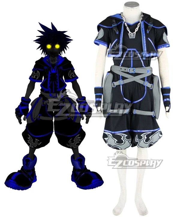 Kingdom Hearts 2 Costume Cosplay Anti Sora Dark Sora Outfit Costume Di Carnevale Di Halloween