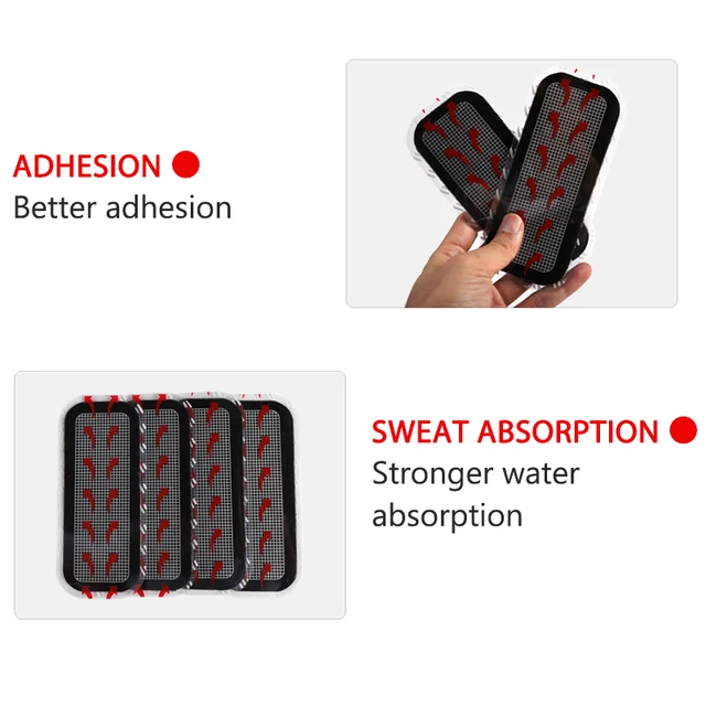 Replacement Gel Sheet Electrode Pads Abdominal Patches Electric Muscular Stimulation Patch Excellent conductivity Reusable Patch 5