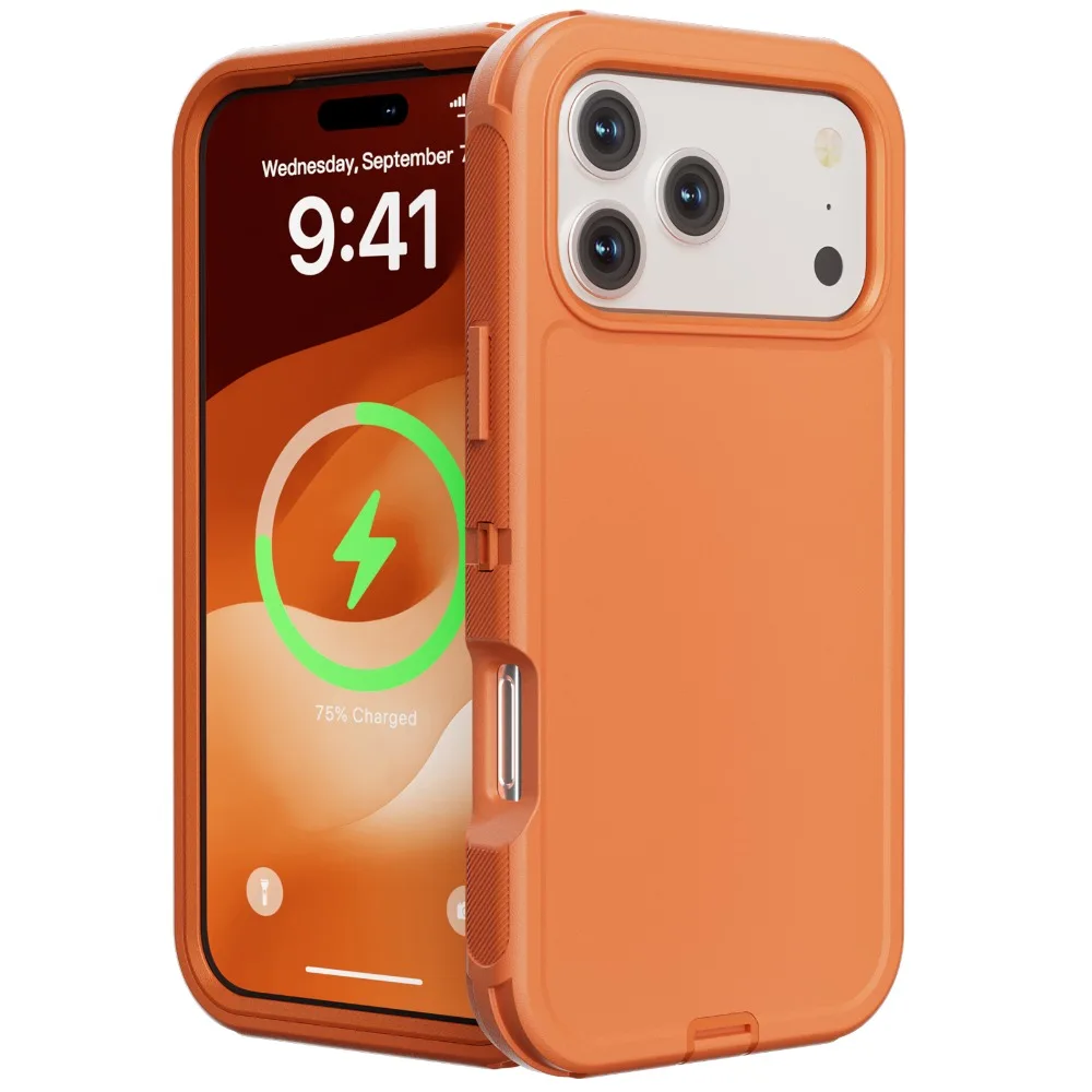 Rugged Heavy Duty Hybrid 3IN1 Ott Defender Shockproof Case with PC+TPU Cover