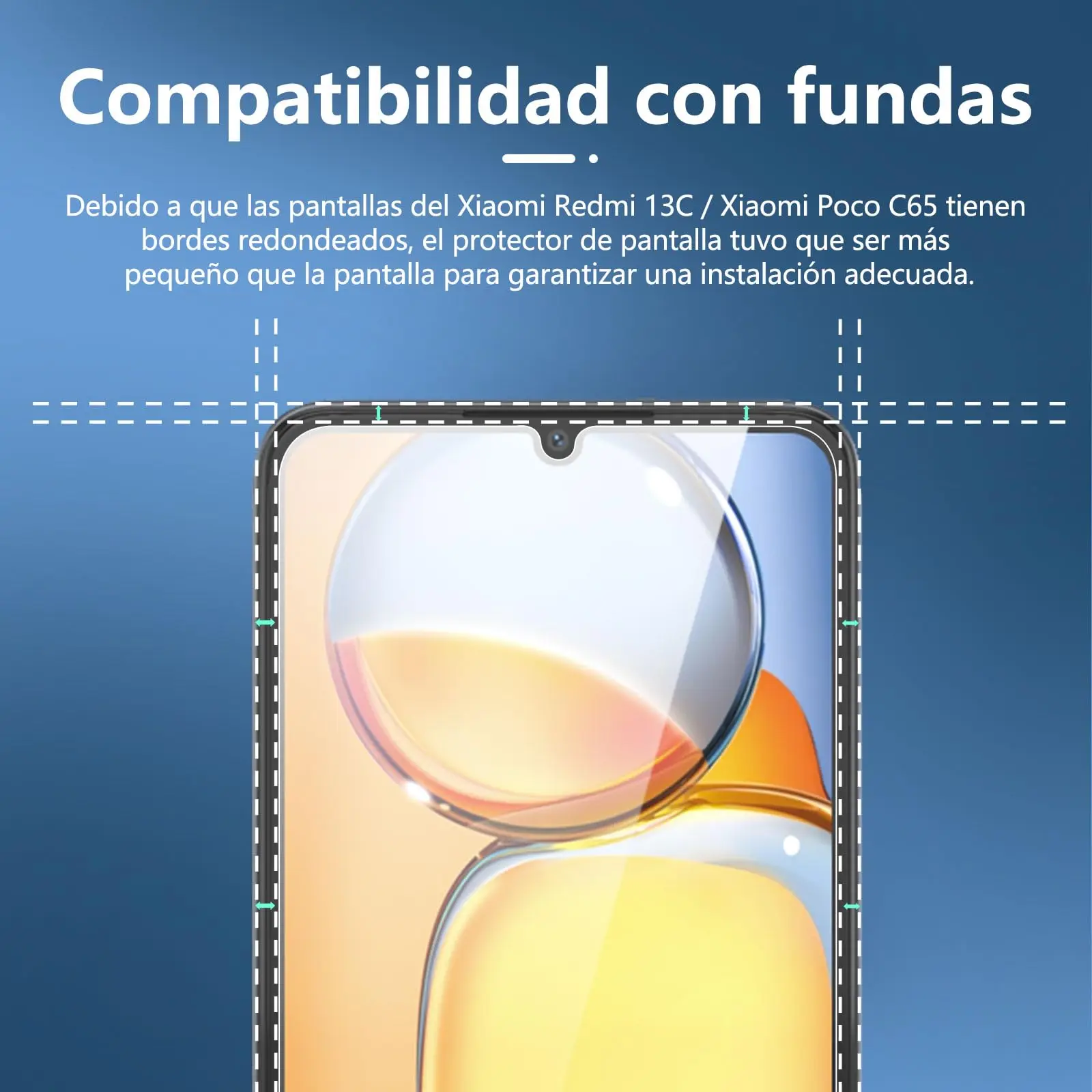 Ultra-Clear Tempered Glass 6.74-inch Screen Protector - Anti-Scratch, Case-Friendly