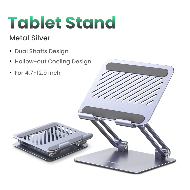 thumbnail image 1 of 【Nuevo】Soporte para teléfono UGREEN, soporte de aluminio para teléfono móvil, soporte para tableta portátil para teléfono Xiaomi Samsung iPhone 16 15 14 Pro, 1 of 5