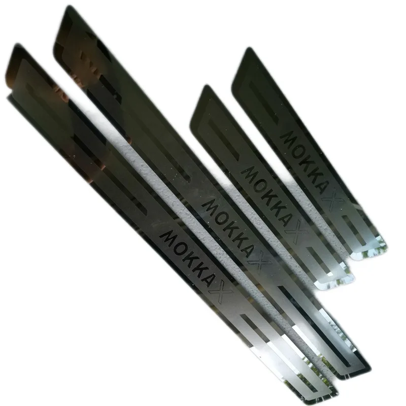 

Автомобильные аксессуары для Opel Vauxhall Mokka X 2012-2016-2020, задняя панель из нержавеющей стали