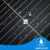 Panneau solaire flexible en PET polycristallin haute efficacité 60W 12V, module PV étanche pour camping-car, voiture, bateau, charge de batterie en extérieur 5