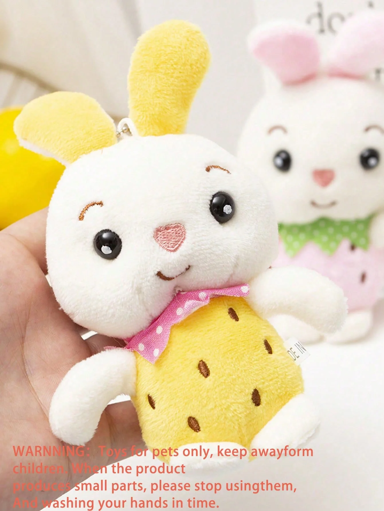 1pc-Soft plush toy dolls, pet dog chew toys-random