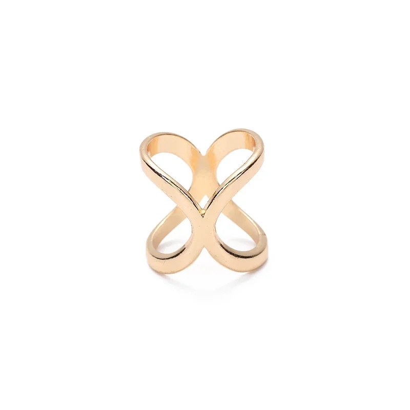Cross Scarf Clip X Shape Metal Shawl Brooch For Women Hollow Bow Scarves Buckle Holder Clothing Accessories shawl brooch