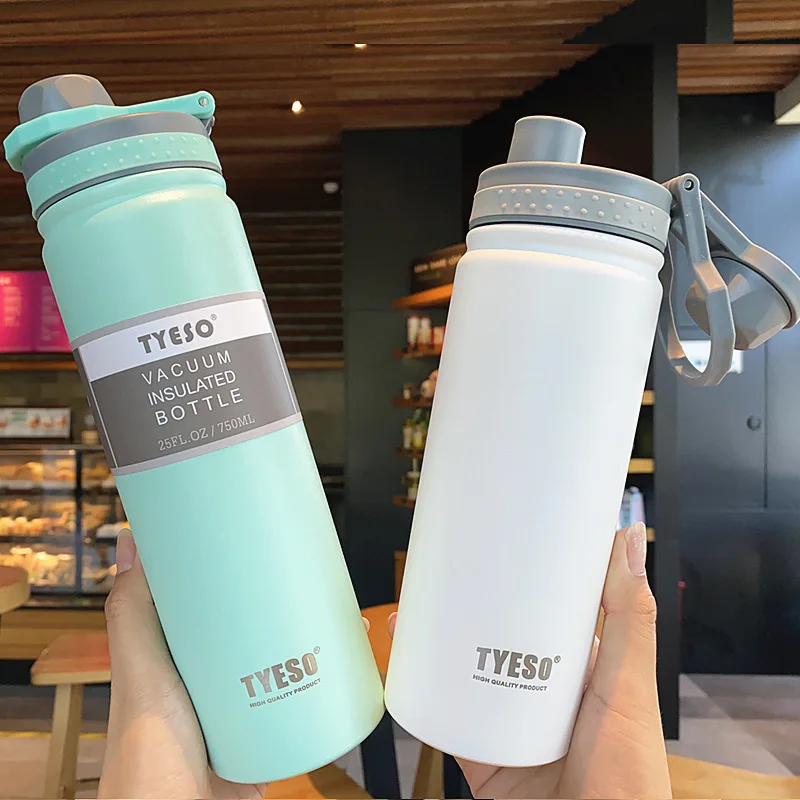 

530/750ml Stainless Steel Thermos Bottle Portable Insulated Water Bottle Travel Cup Double Wall Vacuum Flask Sport Thermal Mug