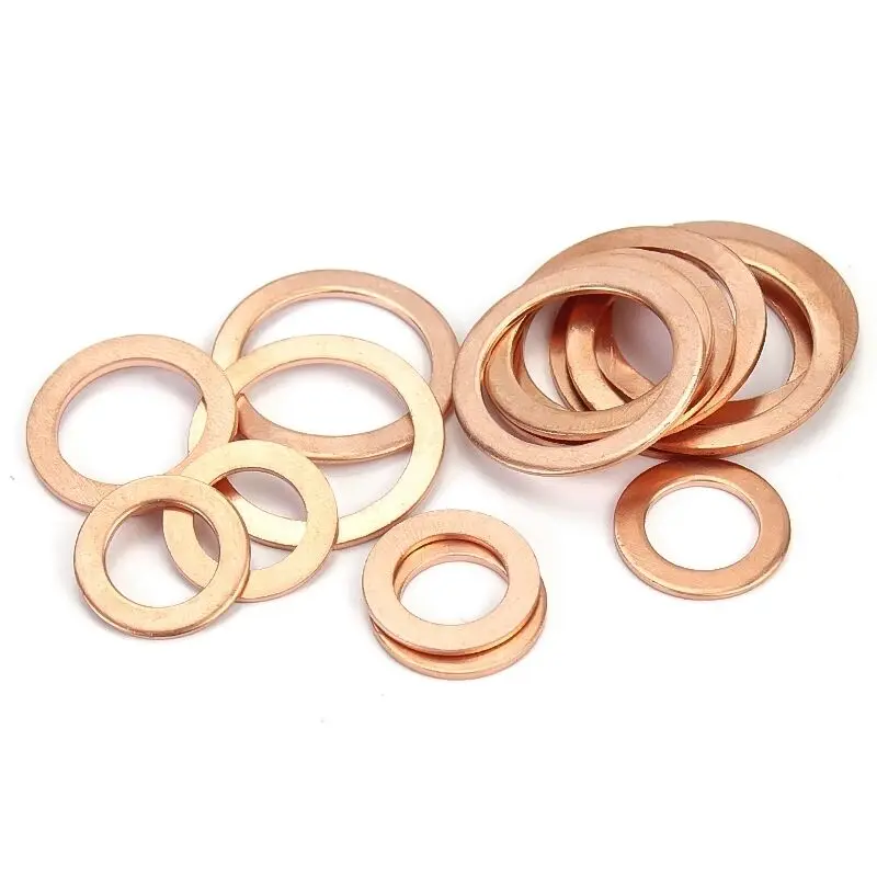 195pcs massief koperen ringen koper metrische afdichting ringen kit 195pcs massief koperen ringen koper metrische afdichting ringen kit