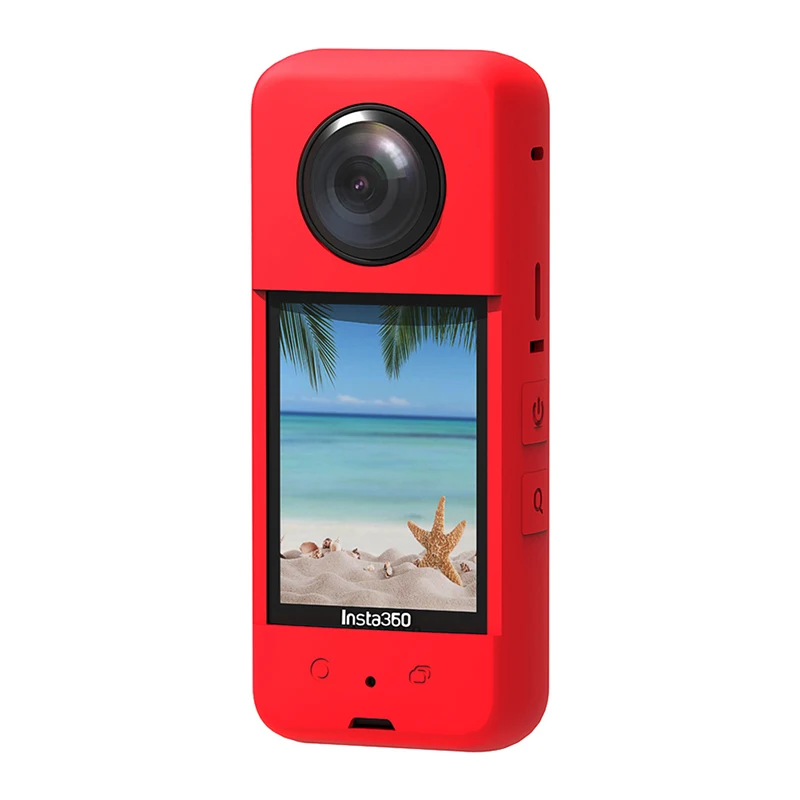 Insta360 X3 용 실리콘 보호 쉘 바디 실리콘 커버, 카메라 보호 케이스 액션 카메라 액세서리