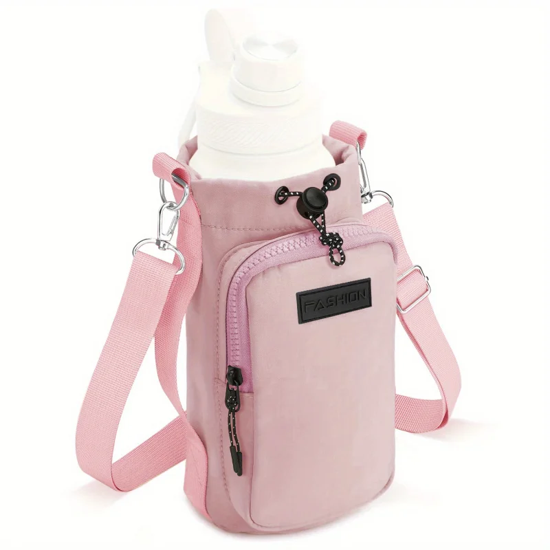 Supporto Bottiglia Per Trekking Xdealcozyxc Rosa Escursionismo XdealCozyxc Portabottiglie Con Tracolla - Borsa Porta Acqua Per Escursionismo E Campeggio Portabicchieri Outdoor Borsa Bottiglia Acqua Tracolla