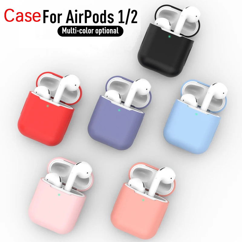 Soft Silicone Case For Airpods 1/2 Protective Bluetooth-compatible Wireless Earphone Case For Apple Air Pods Charging Box Bag - ANKUX Tech Co., Ltd