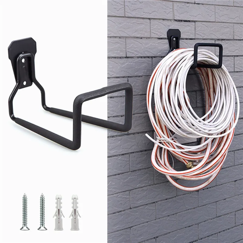 Metal Garden Hose Holder Wall Mounted Heavy Duty Water Hose Hanger