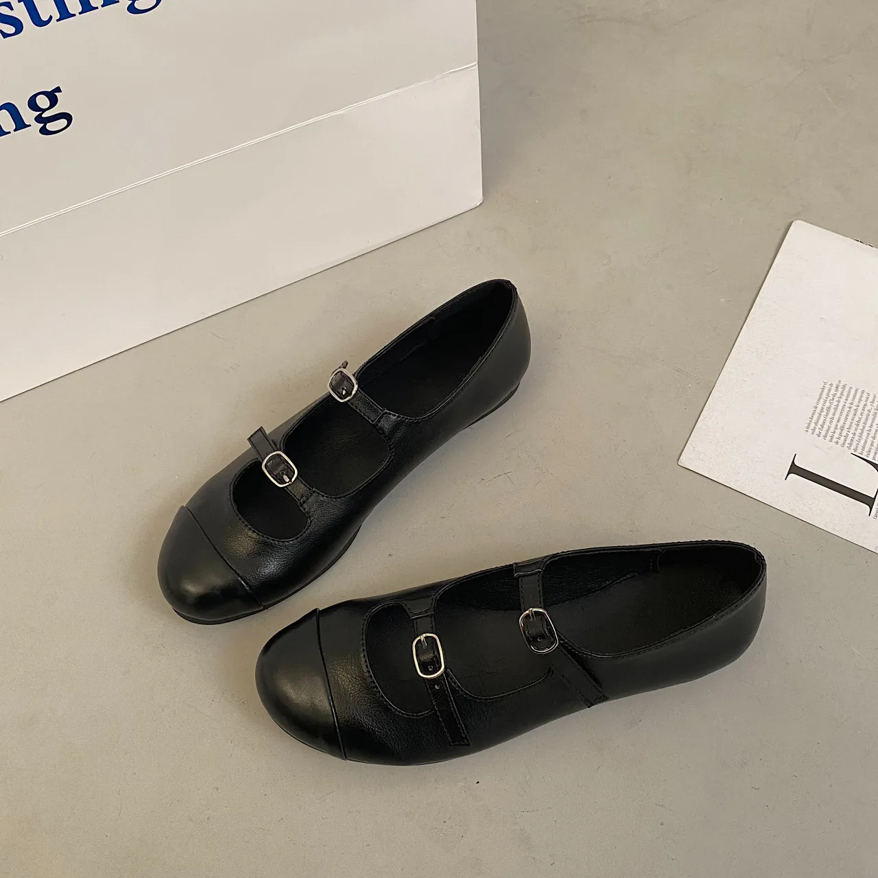 

Женские туфли с закрытым носком, в стиле ретро