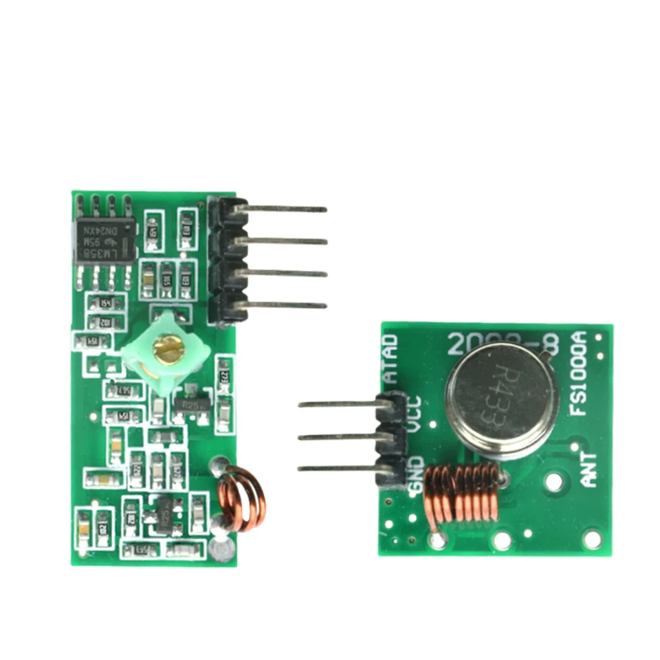 Frequenza del ricevitore del trasmettitore del ricevitore del trasmettitore radio del modulo super rigenerativo 433/315 MHz - immagine 2