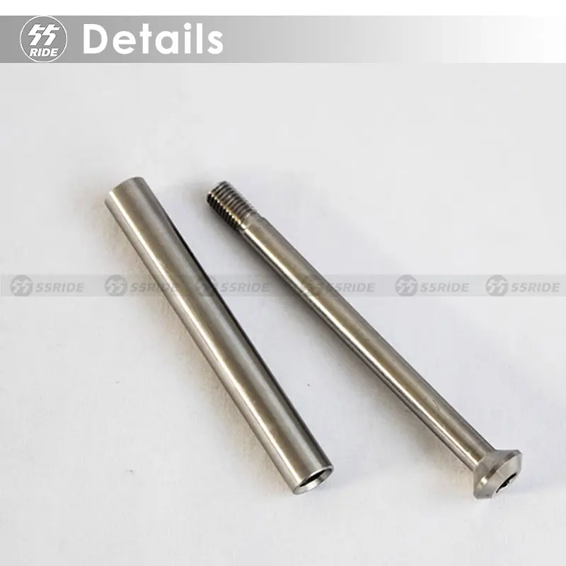 접이식 자전거용 티타늄 합금 리어 포크 액슬 터닝 포인트, 회전축, C 라인, P 라인 적용 연결축
