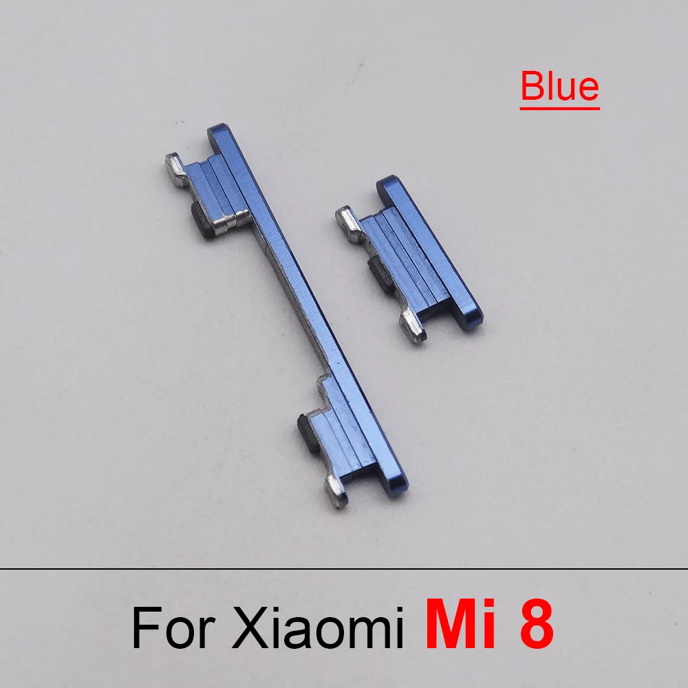 For Xiaomi Mi 8 Mi8 Power On/Off Volume Up Down Switch Side Buttons Key Replacement Part 1set