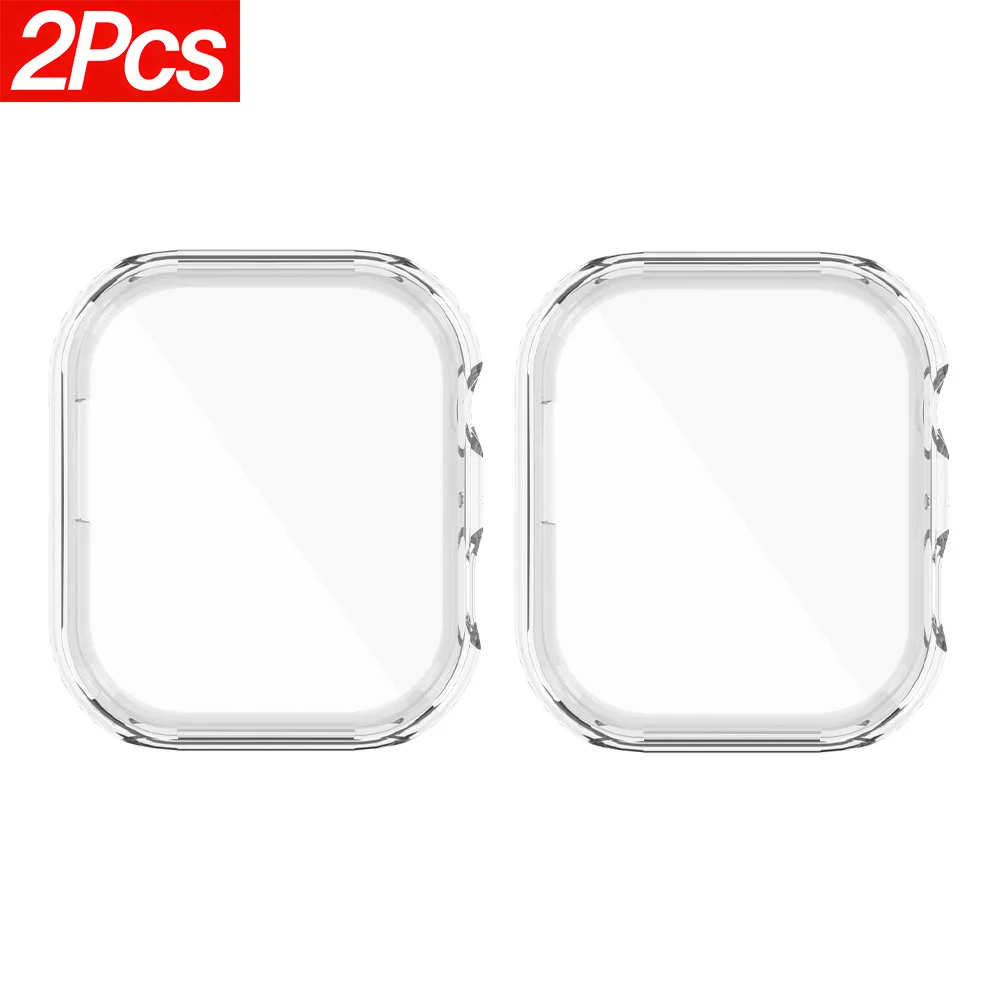 Enhanced Soft TPU Case with Scratch-resistant Screen Protector for Smartwatch Accessories