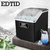 EDTID Commercial Automatic Ice Maker English panel 25kgs/24H Square shape Ice Cube Reservation Ice Making Machine Bar Cafe shop 2