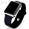 New fashion creative led square thin electronic watch sports display electronic silicone watch 5