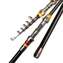 

New 1.8 2.1 2.4 2.7 3.0 3.3 3.6M Telescopic Fishing Rod Child Superlight Fishing Pole Super short pocket Portable Spinning pole