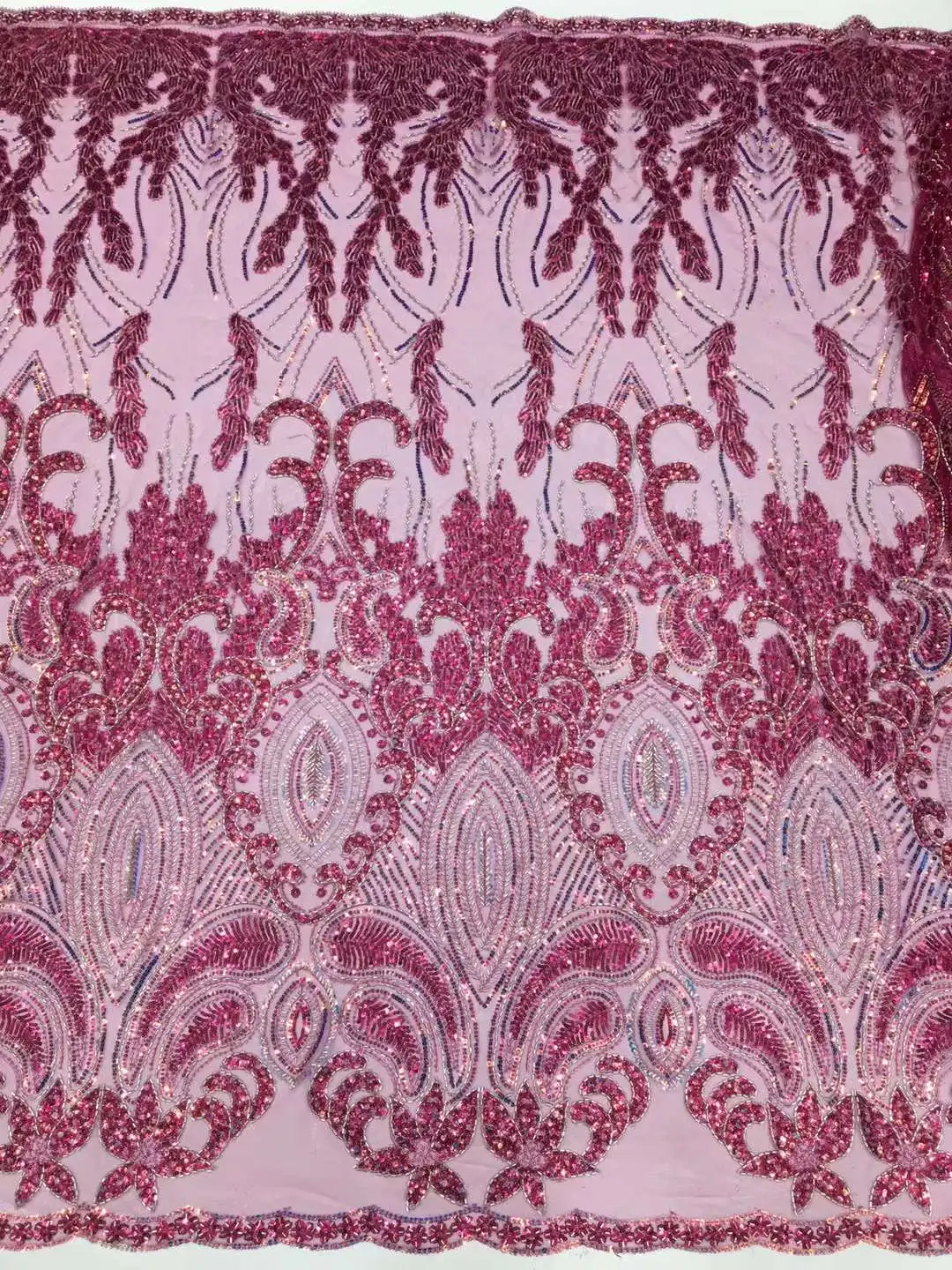 

Роскошная кружевная ткань ручной работы с бисером, Высококачественная кружевная ткань с вышивкой для жениха, фототкань для вечеринки