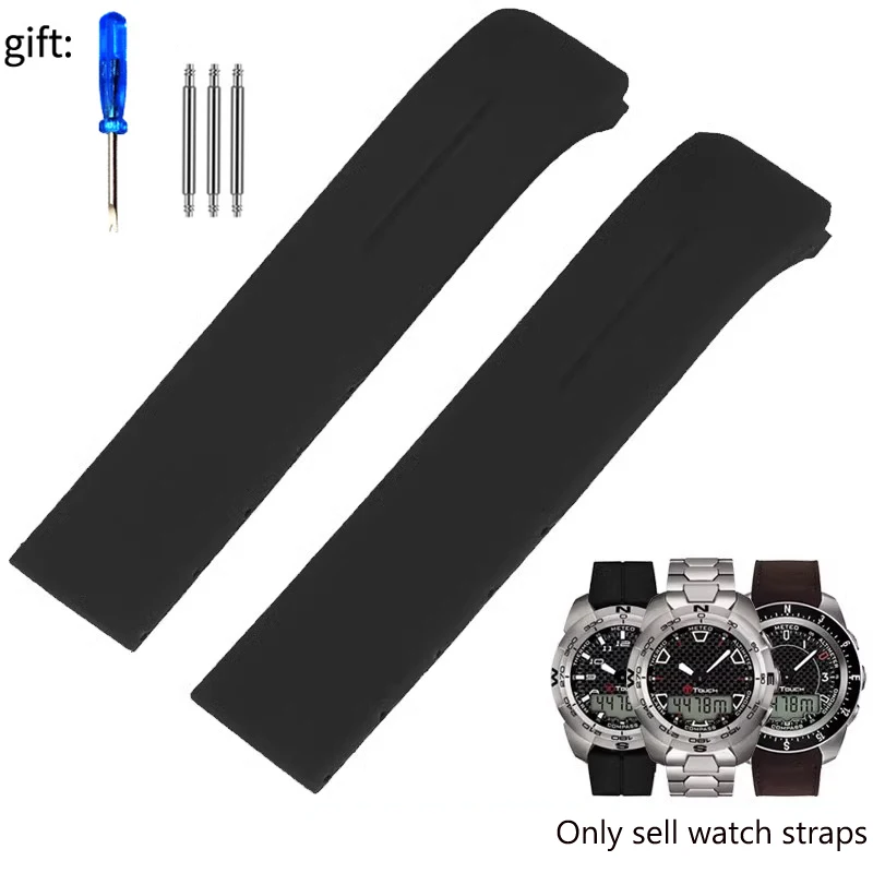 Premium Rubber Watch Strap - 20mm 21mm, Superior Quality Watch Band