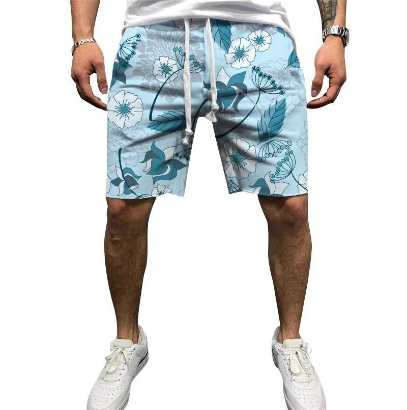 Men Beach Short Pants High Quality Board Shorts Drawstring Basketball Gym Sport Shorts
