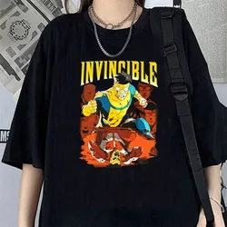 Invincible Women's Trendy Classic Harajuku Psychedelic Kawaii Graphic T - Shirt - XS (92667)