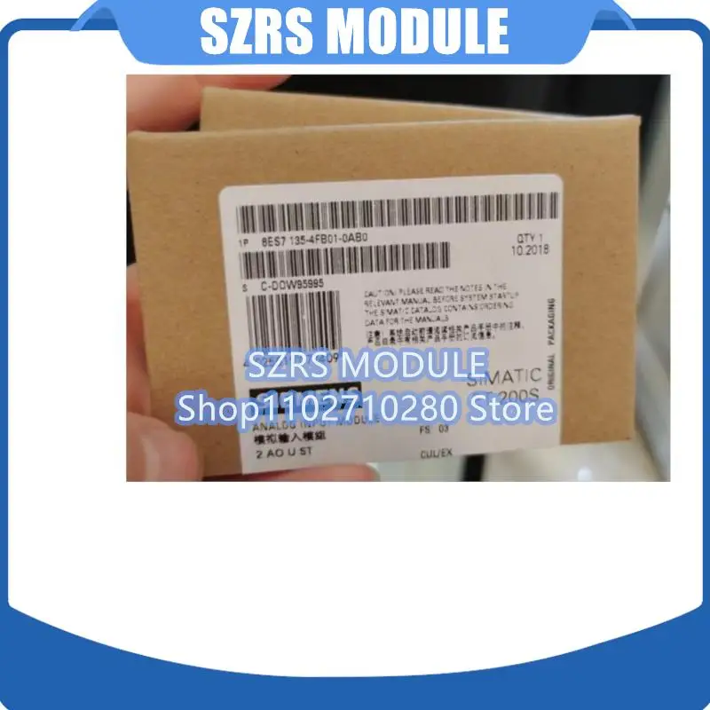 오리지널 박스 6ES7 135-4GB01-0AB0 6ES7135-4GB01-0AB0, 창고 재고 있음