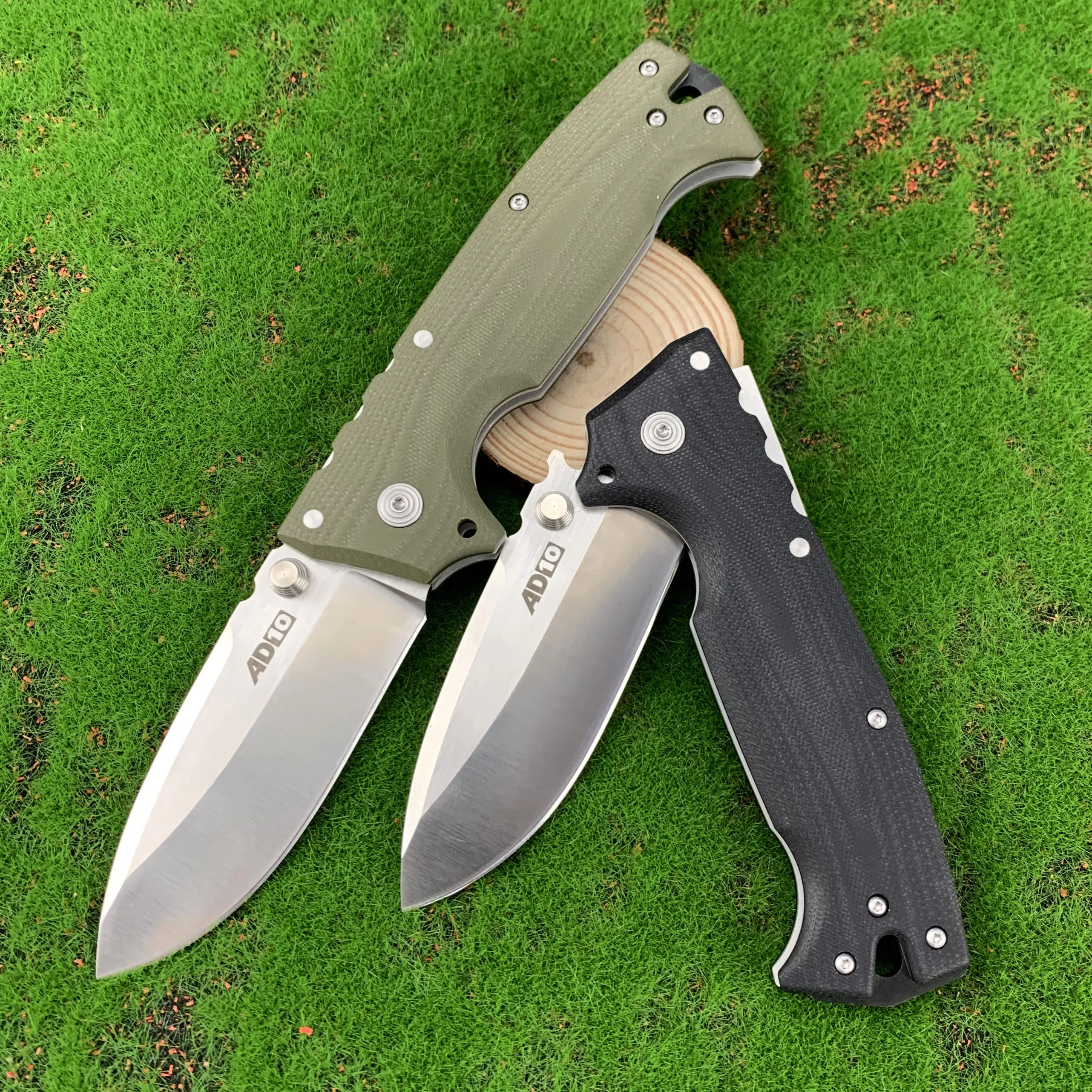 Cold AD10 Folding Knife S35VN steel Survival Tactical combat Outooor Knife EDC Hunting Portable self-defense Tools 6