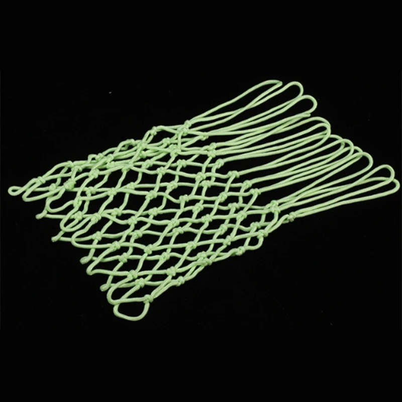 Basketball Net Glowing Hoop Rims 12 Rings Standard Size Sun Powered Sports Nylon