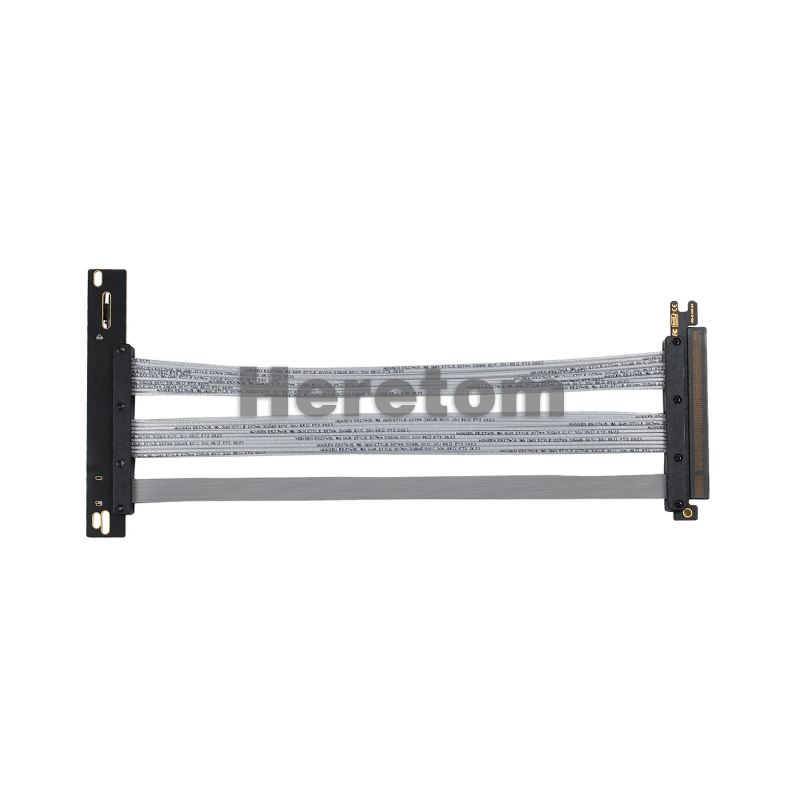 Extensão de Placa Gráfica Flexível de Alta Velocidade Cabo Riser Pcie 4.0×16 Cabo Gpu Pci Express Gen 90 180 Graus