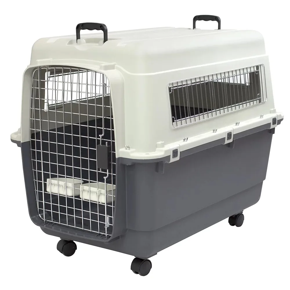 

Plastic Dog IATA Airline Approved Kennel Carrier, House for Dogs, XL Dog House