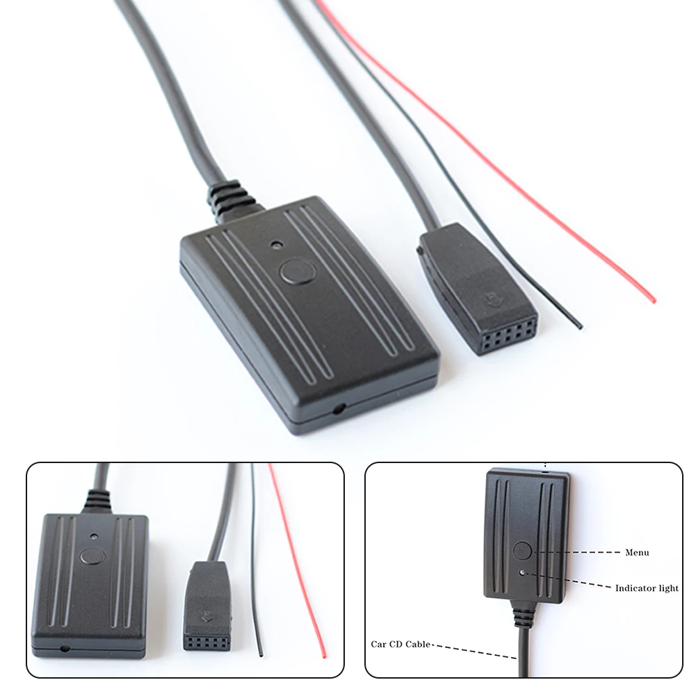 

Bluetooth-compatible Adapter AUX USB SD MP3 Charge Cable For BMW E46 E53 Business CD Replace Car Accessories