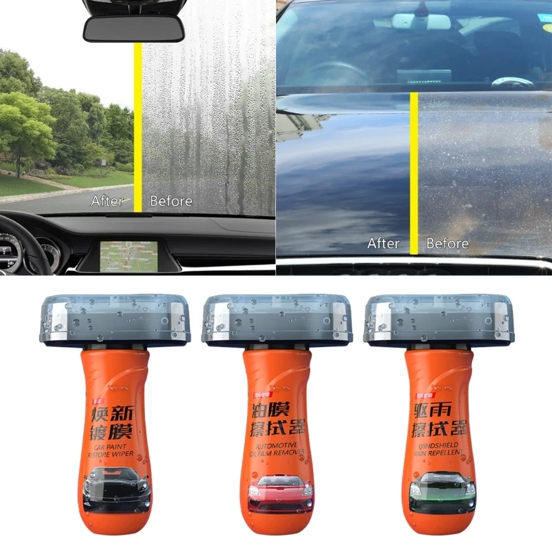Car Glass Oil Film Remover Cleaner Car Cleaning Wash Windshield Cleaner 100ML