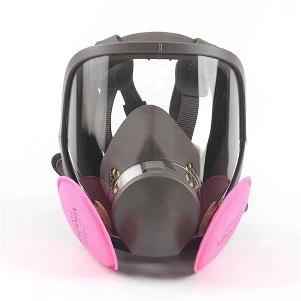 Gas Mask 3/17PCS Protection Safety Respirator Gas Mask same For 6800 Gas Mask Painting Spraying Full Face Facepiece Respirator SJL face mask,gas mask,dust mask,gas respirator,face respirator,dustproof respirator