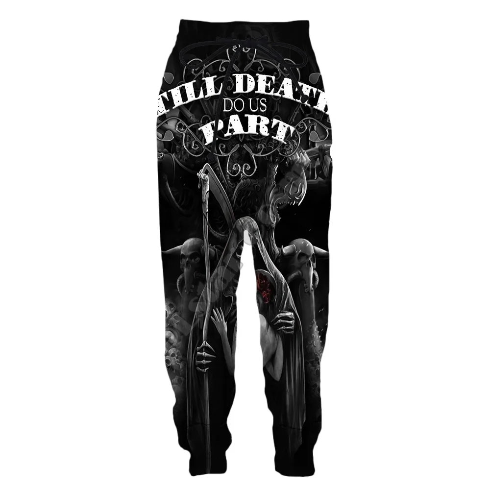 

Fashion Spring and Autumn Pants Ghost Skull 3D Printed Men's Sports Pants Unisex Harajuku Street Leisure Sports Jogging Pants