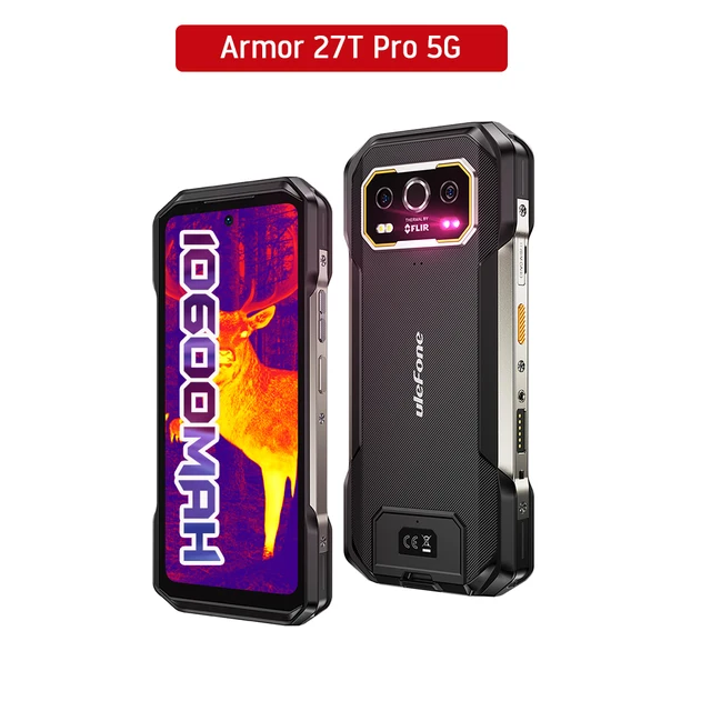 Ulefone Armor 27T Pro 5G Rugged Phone 10600mAh Android 14