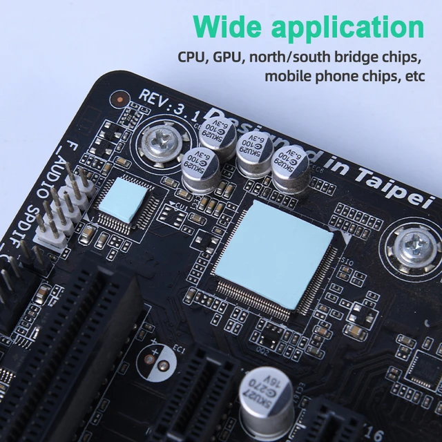 Pre-Cut Thermal Pads for Heat Dissipation - 100 Pcs 2