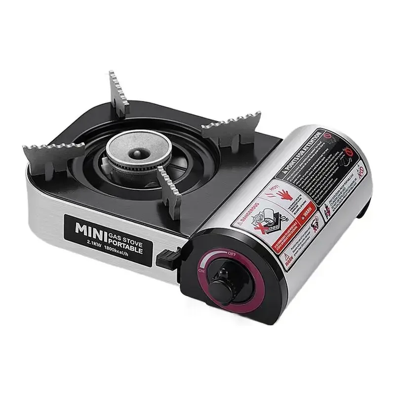 Mini estufa portátil adecuada para acampar y hacer barbacoa al aire libre, utilizable tanto para el hogar como al aire libre.