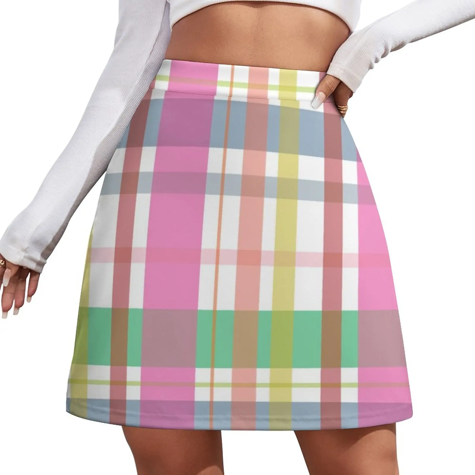 Springtime Argyle Mini Skirt dresses summer woman 2023 skirts for womens 2023 micro mini skirt extreme new in clothes