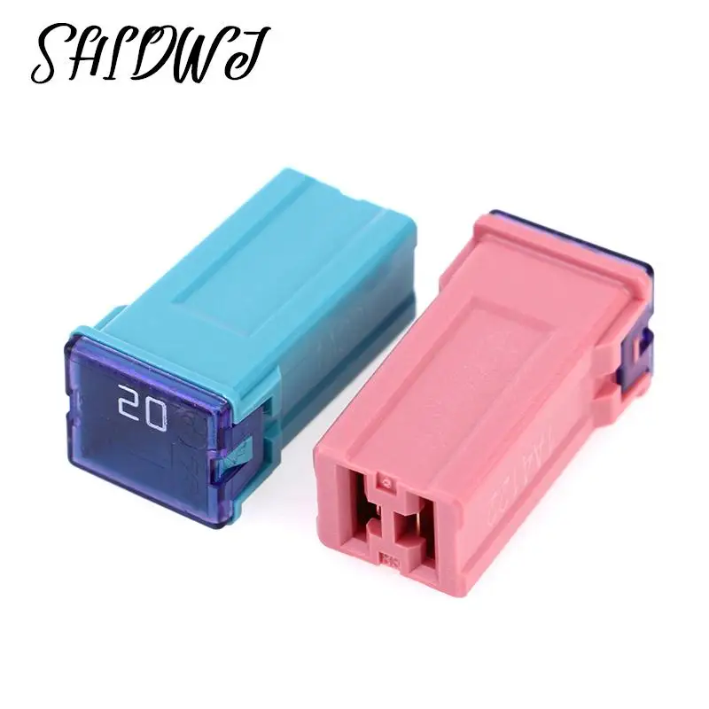 1Pcs Mini Square Fuse 20A 30A 40A 50A 60A Set Automotive Car Fuse with Plastic Box Assortment Auto car fuses kit