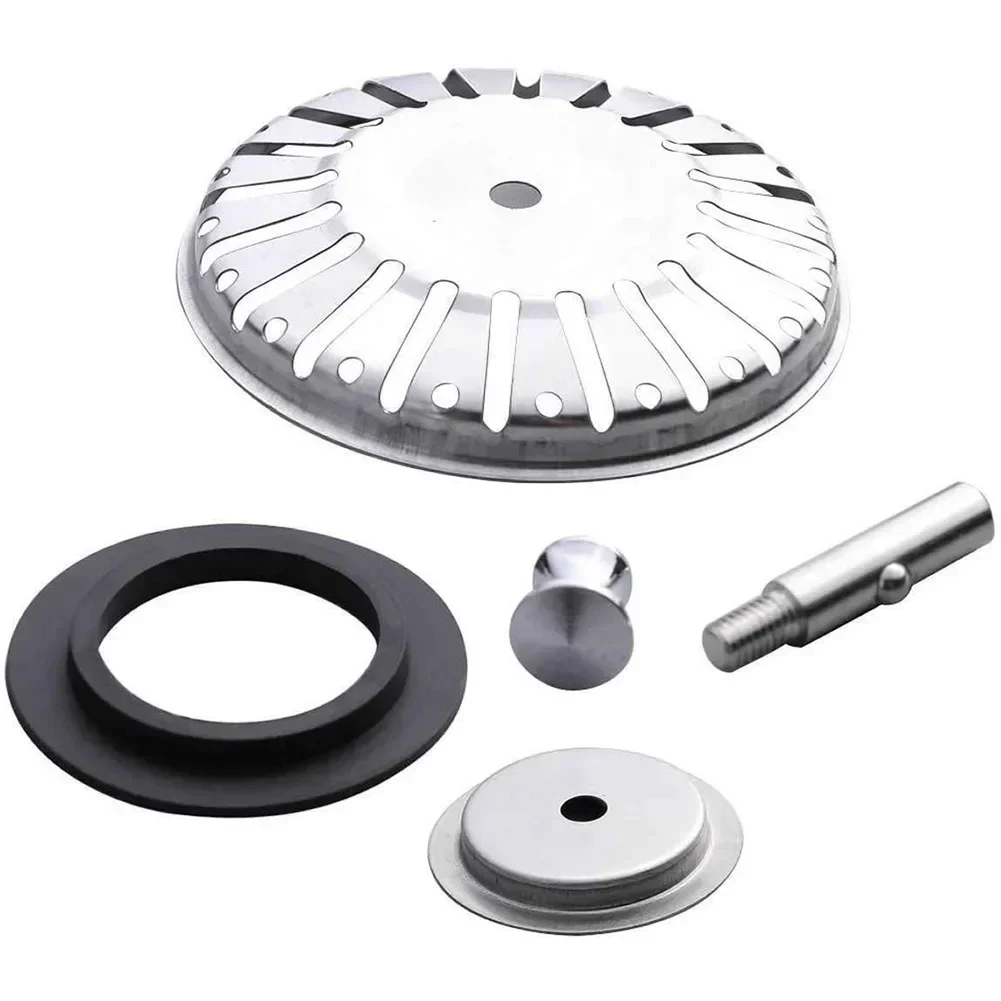 Sink Strainer Kitchen 84mm Sink Strainer Replacement Plug Stainless Steel Drain Waste Stopper Sealing Umbrella For Drain Device Cover Plug
