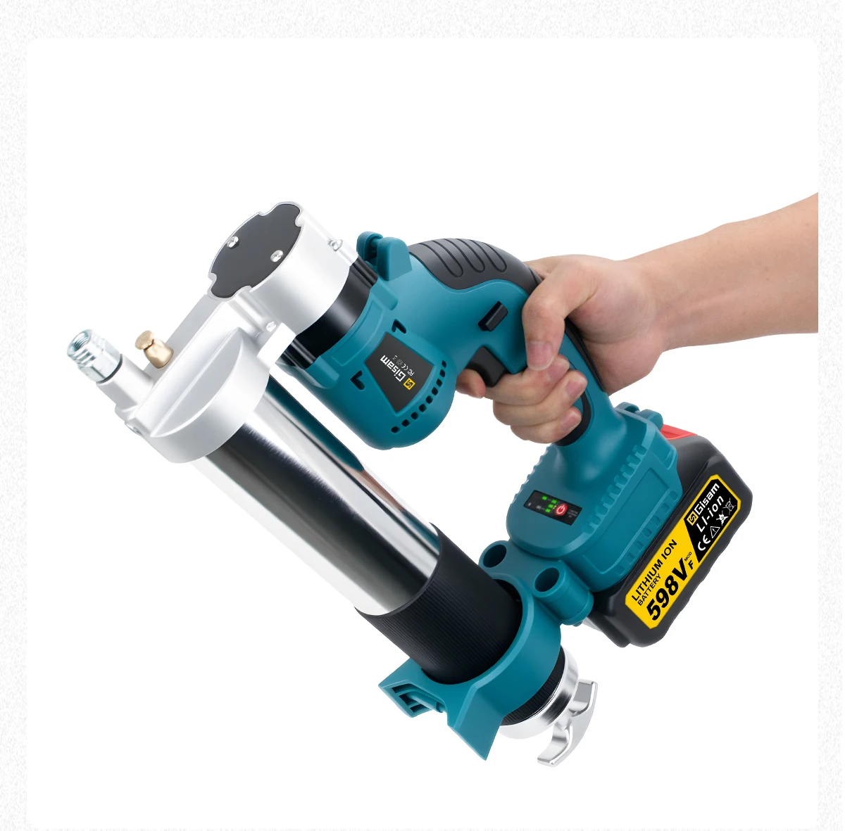 10000PSL 69Mpa Brushless Electric Grease Gun High Pressure Car Lubricating Oil C