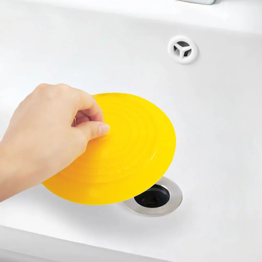 15cm Silicone Bathtub Hair Drain Catcher