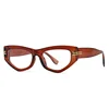 Vintage Irregular Cat Eye Women's Reading Glasses Luxury Designer Prescription Eyeglasses Frames Anti Blue Light Optical Glasses 4